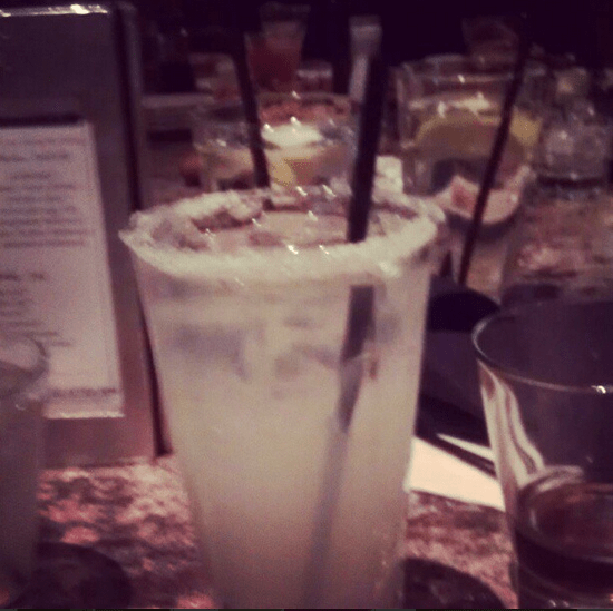 Yumm! Lemonade with sugar on the rim!